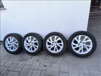  5x114.3 lyukosztású 16" újszerű alufelni, rajta 205/55 használt Michelin nyári gumi gumi 