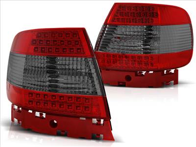 Audi A4 (B5 - 8D) AUDI A4 11.94-09.00 piros füstös LED Hátsó Lámpa