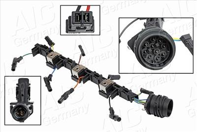 AIC 71474 - Csatlakozó kábel, befecskendező szelep AUDI SEAT SKODA VW