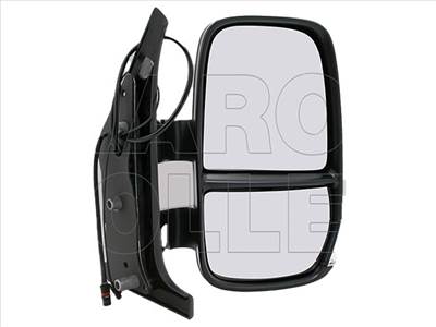 Iveco New Daily 2006.01.01-2011.01.31 visszapillantó tükör jobb domború manuális állítás antenna villogós rövid kar (182F)