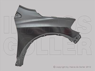 Suzuki SX4 S-Cross (AKK) 2015.12.01-2021.12.31 Jobb első sárvédő (13X5)