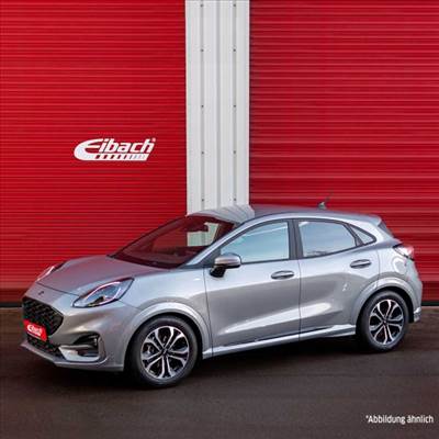 Eibach Ford Fiesta MK7, 1.5 ST EcoBoost, 2018.04-től, (első tengely terhelés 856-895kg), Pro-Kit, -20/20mm-es ültetőrugó