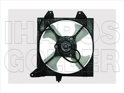 Mitsubishi Lancer 1997.12-2001.05.31 Hűtőventilátor komplett (1.3, 1.5, 1.6, 1.8, D=320) (0T37)