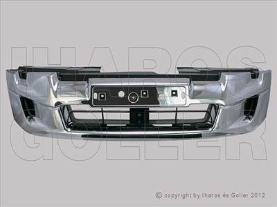 Isuzu D-Max (RT50) 2012.07.01-2017.04.30 Hűtődíszrács króm-fekete (139G)