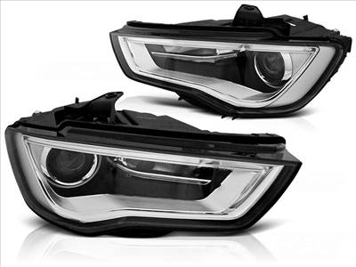 Audi A3 (8V) AUDI A3 8V 12-16 TUBE LIGHT BLACK LED Első lámpa