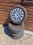 15" 5x112 VW, Audi lemezfelni szett újszerű téligumikkal!