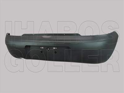 Daewoo Matiz M100 1998.09.01-2000.12.31 Hátsó lökhárító fekete (0WR1)