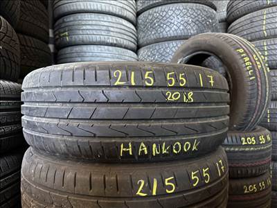 215/55 r17 Hankook DEMO nyárigumi 4db eladó 215/55r17 garnitúra
