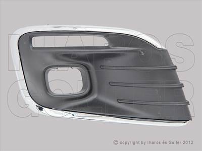 Citroen C-Elysée 2017.11.01- Első lökhárító rács jobb, ködlámpás (1FB7)