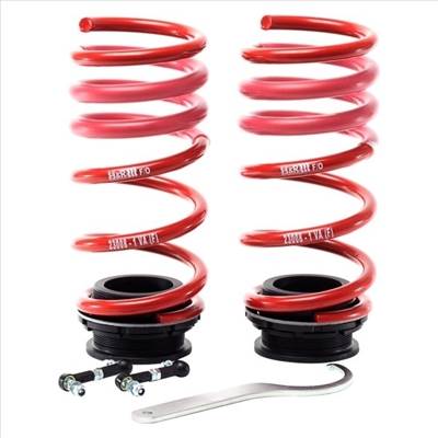 h&r bmw x6 f16, csak 4wd, beleértve 50i, m50d, ddc-vel szerelt és hátul légrugós típusok, 2013-tól, -30-55mm-es, állítható ültetőrugó