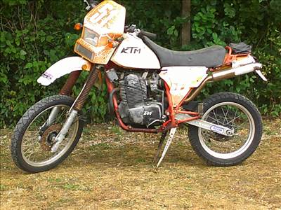 KTM  GS 500-AS,4 ÜTEMŰ ROTAX MOTOROS VADÁLLAT MKP.,MOTORHIBÁS ÁLLAPOTBAN ELADÓ