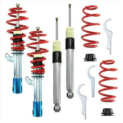 RedLine Suspension Volkswagen Golf 6, 2008.11-2012-ig, (első tengely terhelés 1106-1200kg) állítható magasságú futómű