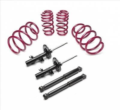 Vogtland Volkswagen Transporter T5, 2003-2015.01-ig, -30/30mm-es fix magasságú sport futómű