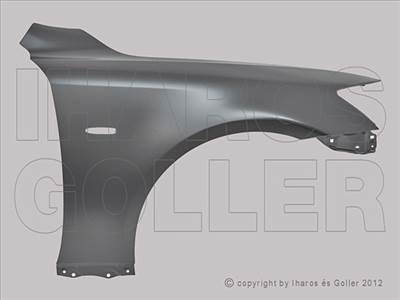 Lexus IS 2009.04-2013.05 Első sárvédő oldalvillogó lyukkal, jobb (IS250/350) (12TG)