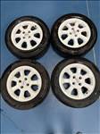  Opel gyári fehér 4x100 195/60R15 használt Pirelli nyári gumis szett