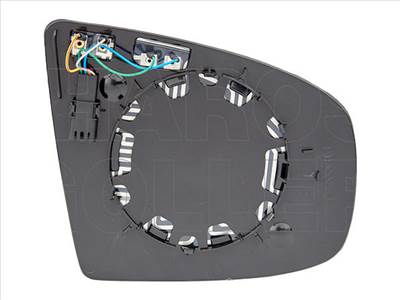 BMW X5 (E70) 2007.03.01-2010.03.31 visszapillantó tükörlap cserélhető bal, aszférikus, fűthető, 4 pólus csatlakozó (1BFJ)