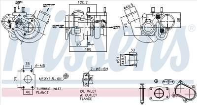 NISSENS 93473 - turbófeltöltő IVECO