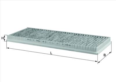 MAHLE LAK 45 - pollenszűrő AUDI VW VW (SVW)