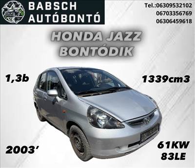Honda Jazz II (GD) bontott alkatrészei