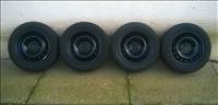 Eladó 4db 14-es 4x100-as Renault lemezfelni 175/65R14 Nokian téli gumival