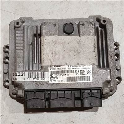 Peugeot 307 2001-2008 1,6 Diesel motorvezérlő  Bosch 0281011627 , 9651128880
