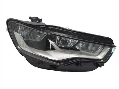 Audi A6 2011.04.01-2014.09.30 Fényszóró H7 H15 jobb (motorral) DEPO (0WGS)