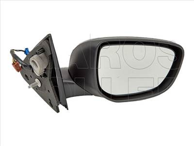 Citroen C-Elysée 2012.09.01-2017.10.30 Visszapillantó tükör jobb, elektromos állítható, domború, fényezendő, fűthető, hőmérséklet érzékelős (13CG)
