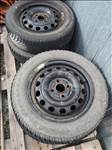  14" használt lemezfelni, rajta 175/65 használt Firestone téli gumi DOT2420