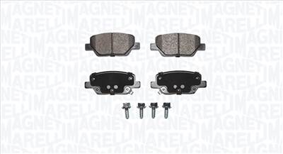 MAGNETI MARELLI 363916060884 - fékbetétkészlet, tárcsafék ABARTH FIAT