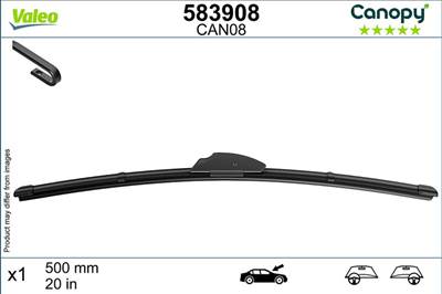BMW X3 2007-2010 E83 - Ablaktörlő lapát 1db (CAN08) 500 Vez./ut. o