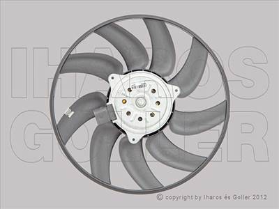 Audi A5 (8T) 1.gen 2007.06.01-2011.09.30 Hűtőventilátor-motor lapáttal (200W/350mm) (1F47)