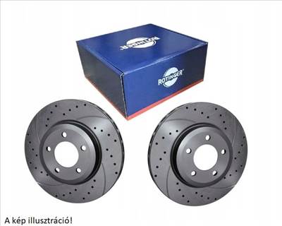 Rotinger Bmw E39, 1995-2003-ig, 295x22mm-es, mart-lyuggatott, 1pár első sport   féktárcsa
