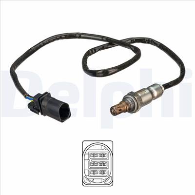 DELPHI ES21204-12B1 - lambdaszonda VW