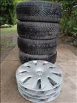 Opel Astra K. 16" lemezfelni, rajta 205/55  Pirelli téli gumi+dísztárcsák egyben eladók.