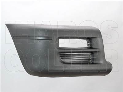 Mitsubishi L 200 (K60,70) 1996.01.01-2001.06.03 Jobb Első Lökhárító Sarok Fekete (0T8H)