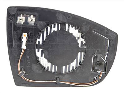 Ford Galaxy 2010.05.01-2015.08.01 Bal Tükörlap Cserélhető Aszférikus Fűthető Holttérfigyelő (1C62)