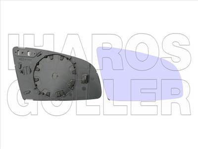 Audi A3 8P(3 ajtós) 2003.05.31-2005.09.31 Tükörlap cserélhető jobb, domború, fűthető (0JLP)