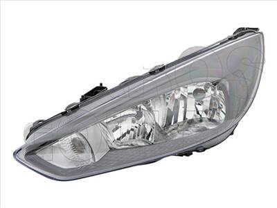 Ford Focus 2014.10.01-2018.04.09 fényszóró H1/H7 bal fekete házas (motorral) DEPO (1CER)