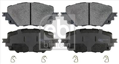 FEBI BILSTEIN 170663 - fékbetétkészlet, tárcsafék ABARTH FIAT MAZDA