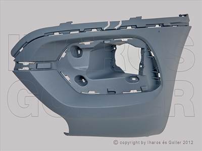 Opel Combo E (X19) 2018.06.01-2024.01 Bal első lökhárító sarok alapozott (1PXC)