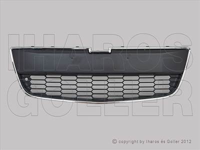 Chevrolet Aveo H/S T300 2011.10.01 Hűtődíszrács króm-fekete, alsó rész (1LDG)