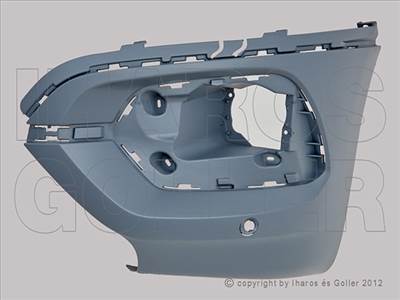 Opel Combo E (X19) 2018.06.01-2024.01 Első lökhárító sarok bal alap, park assist (1PXG)