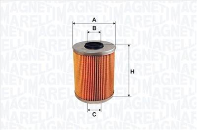 MAGNETI MARELLI 153071762489 - olajszűrő CITROËN DS FORD OPEL PEUGEOT TOYOTA VAUXHALL