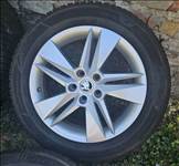 5x112 17 Skoda gyári Superb felni - Bridgestone 215/55 r17 " téli  DOT24-25