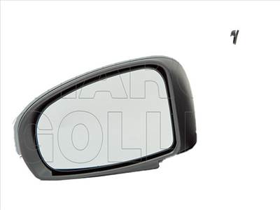 Toyota IQ 2009.01.01- Visszapillantó tükör bal, domború, elektromosan állítható, fűthető, elektromosan behajtható, villogós, fényezendő (1133)