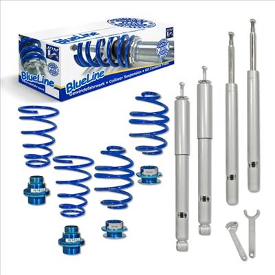 Jom Bochum Bmw E30 Sedan és Coupé, 316, 316i, 318i, 320i, 323i, 325i, 324D, TD, 1982.11-1991.01-ig, 51mm szárátmérő, Blue Line állítható magasságú...