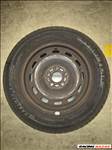 Ford Focus mk2 5x108 15" gyári lemezfelni, rajta 195/65 használt Goodyear Efficientgrip nyári gumi