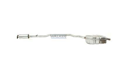 WALKER 22685 - hátsó kipufogó dob MINI
