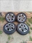  5x108 lyukosztású 17" Peugeot (gyári felni) alufelni, rajta 215/55 használt Michelin téli gumi