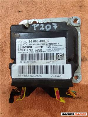 Peugeot 207 Légzsákindítő elektronika 9666843980